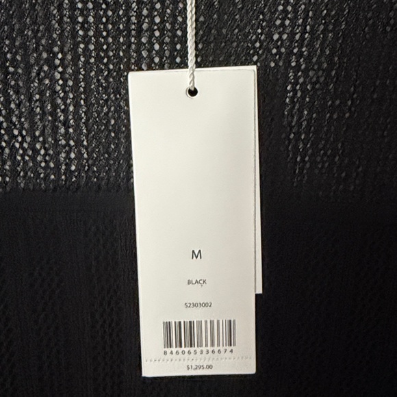 NWT jason wu sheer sweater black size medium slim fit - Picture 6 of 9